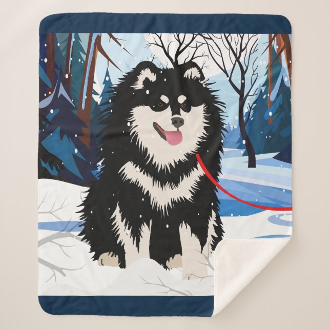 Couverture Sherpa SURPLOMB DE LA RIVIÈRE Lapphund finlandais couvert (Devant)