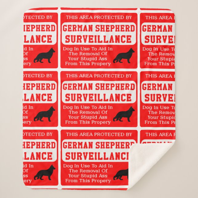 Couverture Sherpa surveillance des chiens bergers allemands (Devant)