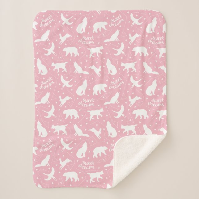 Couverture Sherpa Sweet Dreams | Constellations Star (Devant)