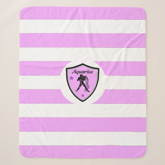 Couverture Sherpa Symbole d'Aquarius  (Devant)