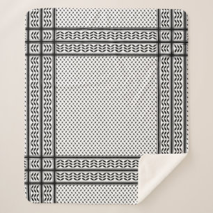 Couverture Sherpa Symbole Keffiyeh de la Palestine Motif de résistan