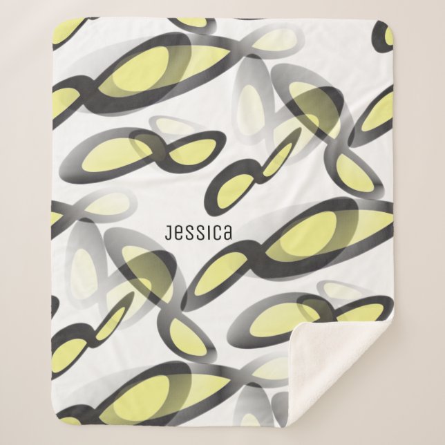 Couverture Sherpa Symbole mathématique d'infinité en conception grap (Devant)