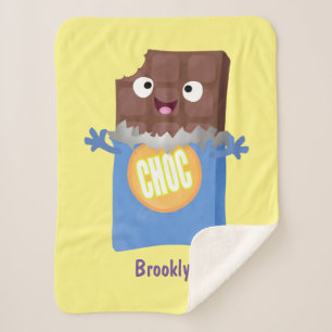 Couverture Sherpa Sympa chocolat chocolat bonbon bar personnage de d