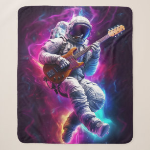 Couverture Sherpa Symphonie du vide   Astronaute de Neon Cyberpunk