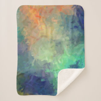 Couverture Sherpa Tableau coloré Abstrait #5