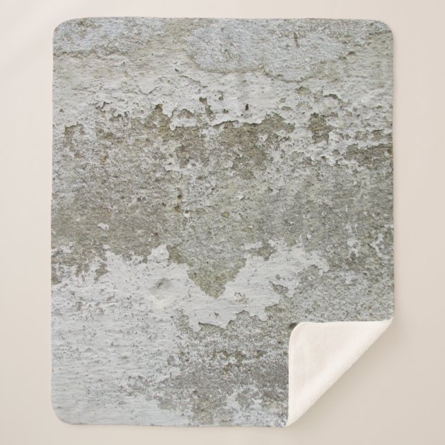 Couverture Sherpa Tapis blanc et brun (Devant)