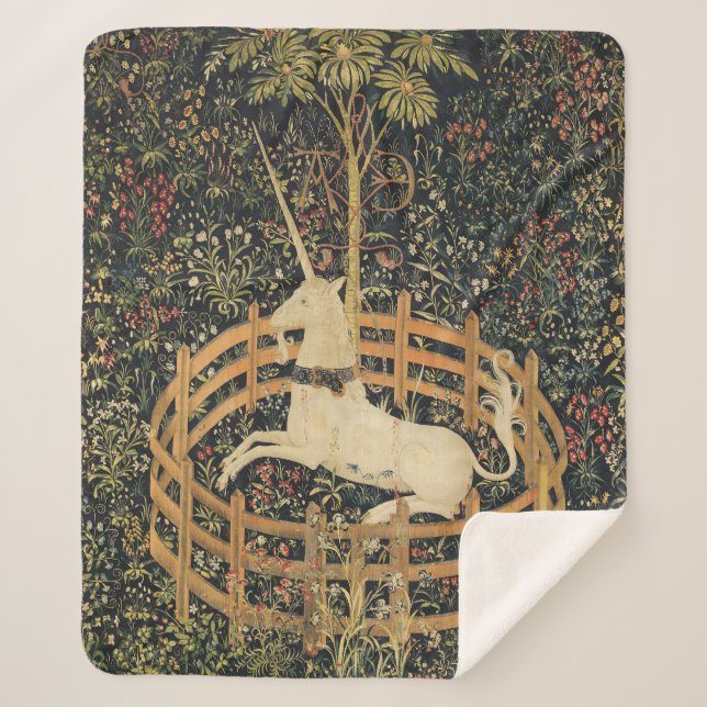 Couverture Sherpa Tapisseries Unicorne Tapisserie classique (Devant)