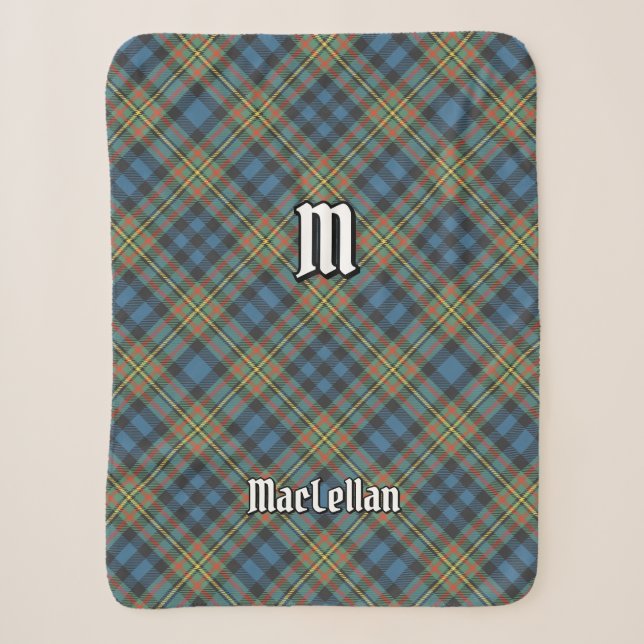 Couverture Sherpa Tartan ancien du clan MacLellan (Devant)