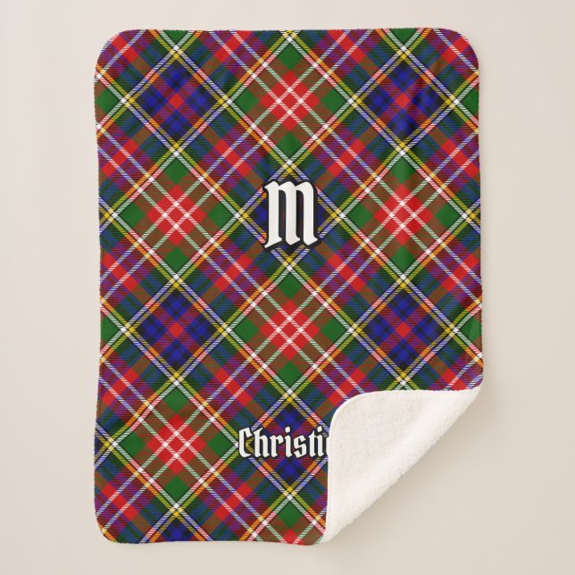 Couverture Sherpa Tartan du clan Christie (Devant)