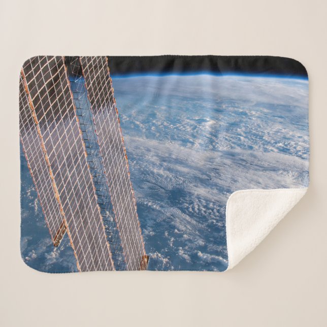 Couverture Sherpa Tasman Et Mer De Corail Recouvertes De Nuages. (Devant (Horizontal))