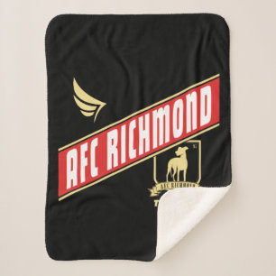 Couverture Sherpa Ted Lasso   AFC Richmond Athletic Banner