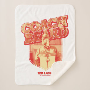 Couverture Sherpa Ted Lasso   Coach Beard Badge