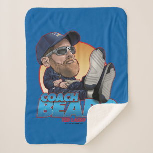 Couverture Sherpa Ted Lasso Coach Beard Bobblehead