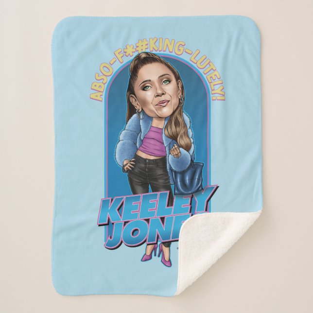 Couverture Sherpa Ted Lasso | Keeley Jones Bobblehead (Devant)