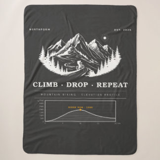 Couverture Sherpa Tee de VTT Climb Drop Repeat