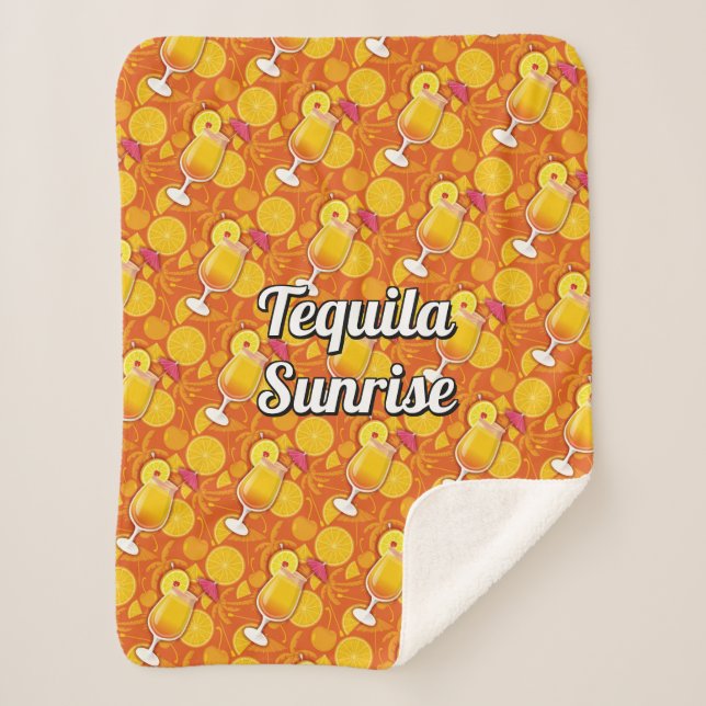 Couverture Sherpa Tequila Sunrise (Devant)