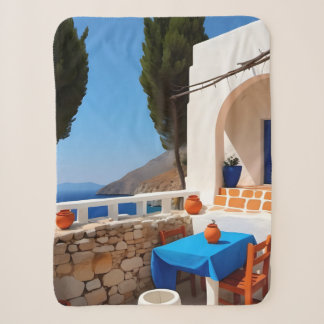 Couverture Sherpa Terrasse Méditerranée Vue