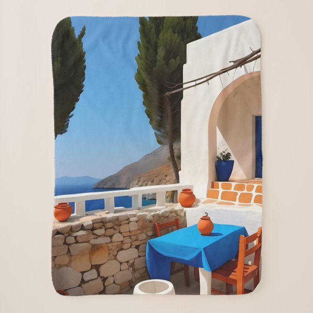 Couverture Sherpa Terrasse Méditerranée Vue (Devant)