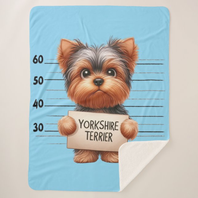 Couverture Sherpa Terrier du Yorkshire vilain (Devant)