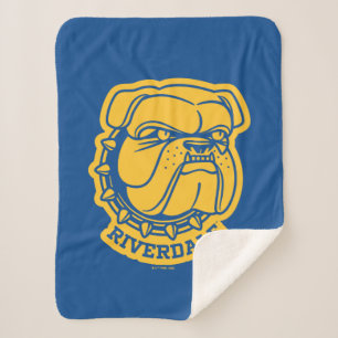 Couverture Sherpa Tête de Riverdale Bulldog