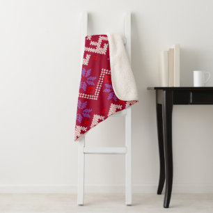 Couverture Sherpa Texture du pull 2
