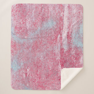 Couverture Sherpa Texture métallique avec rayures et fissures abstra