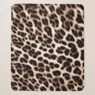 Couverture Sherpa texture poster de animal peau de fourrure cheetah 