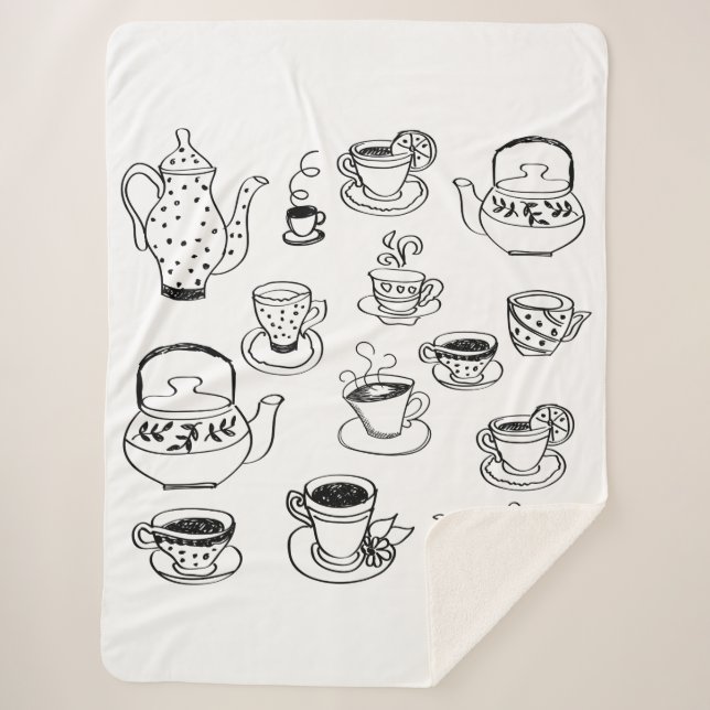 Couverture Sherpa Thé (Devant)