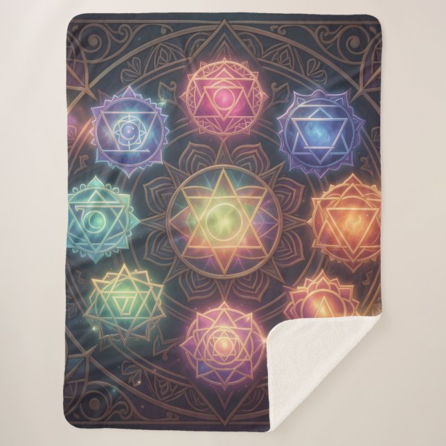 Couverture Sherpa The 7 Chakras´8 (Devant)