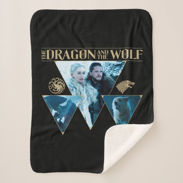 Couverture Sherpa The Dragon and The Wolf Daenerys & Jon Graphic (Devant)