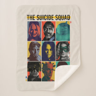 Couverture Sherpa The Suicide Squad   Retro Grid With Harley Quinn