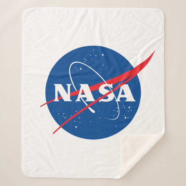 Couverture Sherpa Throw 50" x 60" de la NASA (Devant)