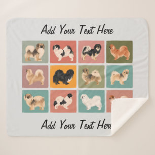 Couverture Sherpa Tibétain Spaniel Sherpa Blanket