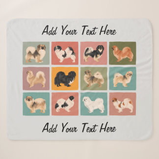 Couverture Sherpa Tibétain Spaniel Sherpa Blanket