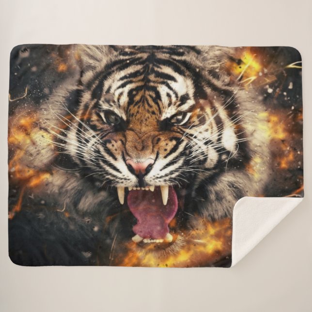 COUVERTURE SHERPA TIGER D'INCENDIE (Devant (Horizontal))