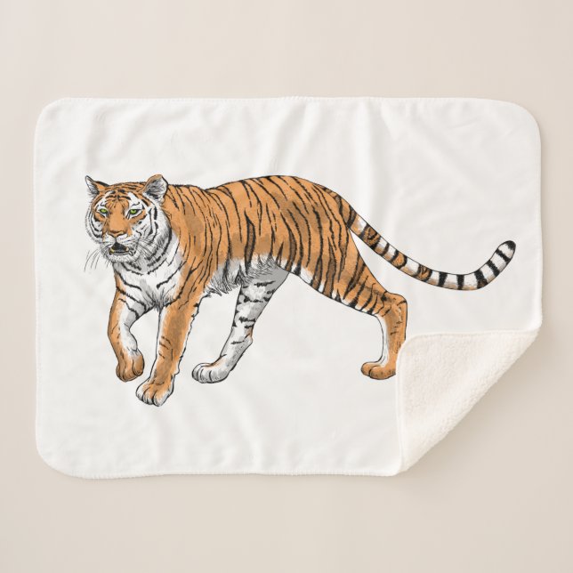 Couverture Sherpa Tigre 2 (Devant (Horizontal))