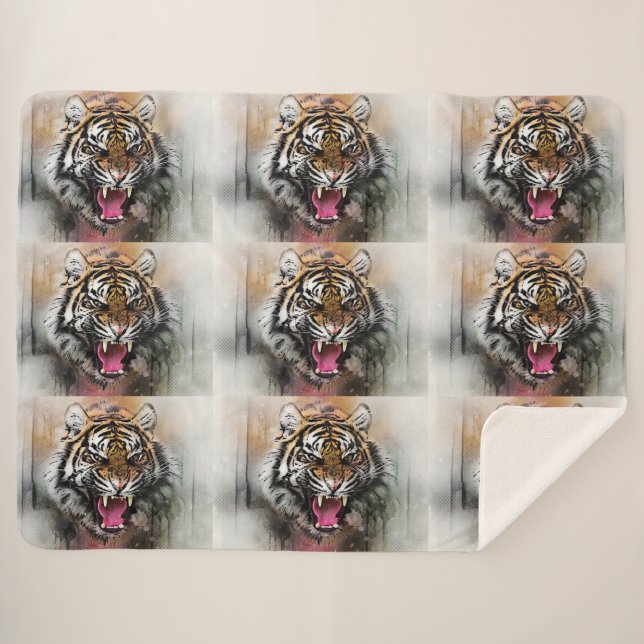 Couverture Sherpa Tigres (Devant (Horizontal))