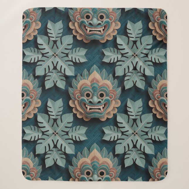 Couverture Sherpa Tissage d'ombres Barong (Devant)