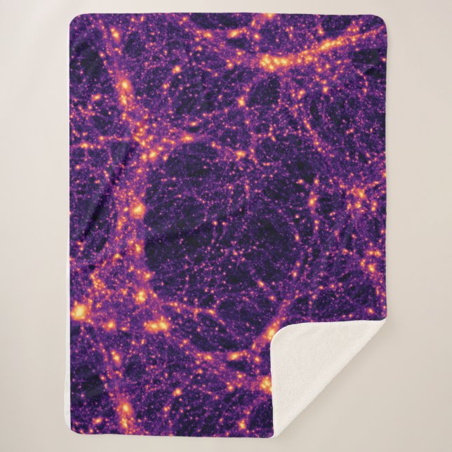 Couverture Sherpa Toile cosmique (Devant)