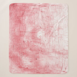 Couverture Sherpa Toile rouge métallique : Elégance de la brosse.