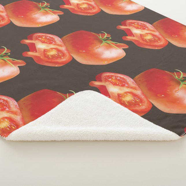 Couverture Sherpa Tomate fraîche (3/4)