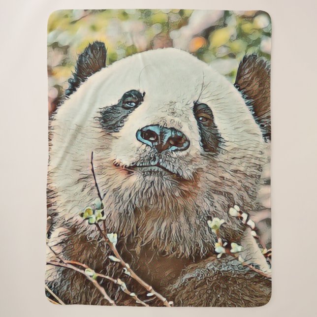 Couverture Sherpa toony panda (Devant)