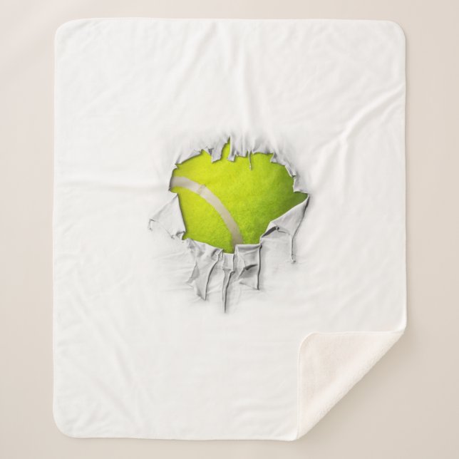 Couverture Sherpa Torn Tennis Sherpa Blanket (Devant)