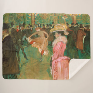 Couverture Sherpa Toulouse-Lautrec - Au Rouge, La Danse