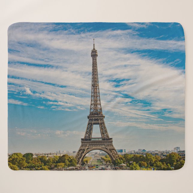Couverture Sherpa Tour Eiffel à Paris (Devant (Horizontal))
