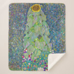 Couverture Sherpa Tournesol | Gustav Klimt |<br><div class="desc">Le tournesol est un tableau de Gustav Klimt datant de 1908.</div>