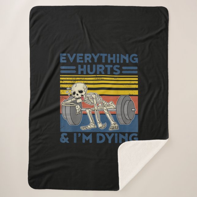 Couverture Sherpa Tout Blessé Weightlifting Ness Gym Don (Devant)