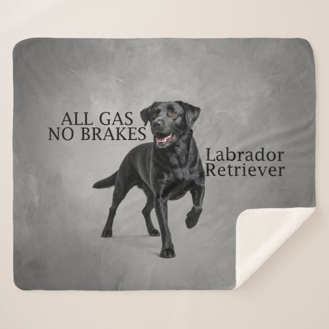 Couverture Sherpa Tout Gaz Pas de Freins Black Lab (Devant (Horizontal))