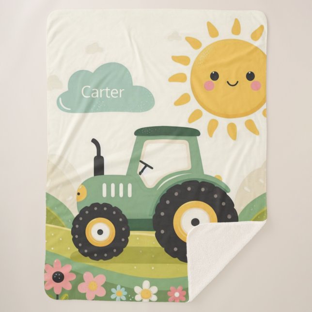 Couverture Sherpa Tracteur/exploitation agricole personnalisé (Devant)