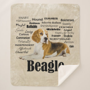 Couverture Sherpa Traits beagles